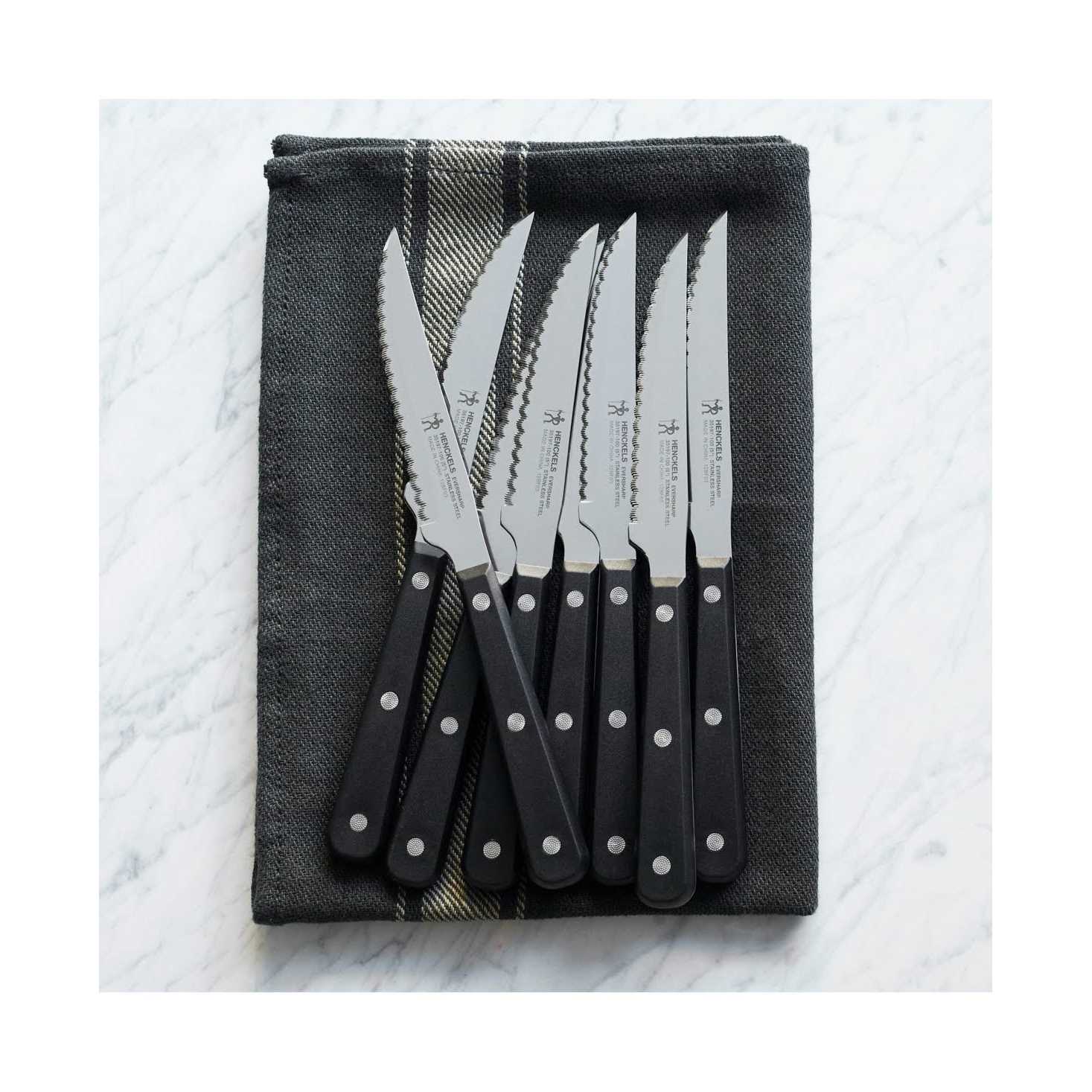 J.A. Henckels International 8 Piece Serrated Steak Knife Set - Image 4