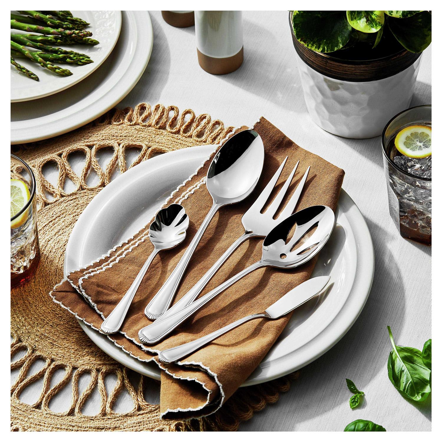 J.A. Henckels Alcea 18/10 Stainless Steel Flatware Set - Image 3