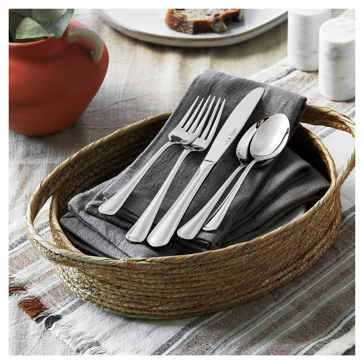 J.A. Henckels Alcea 18/10 Stainless Steel Flatware Set - Image 4