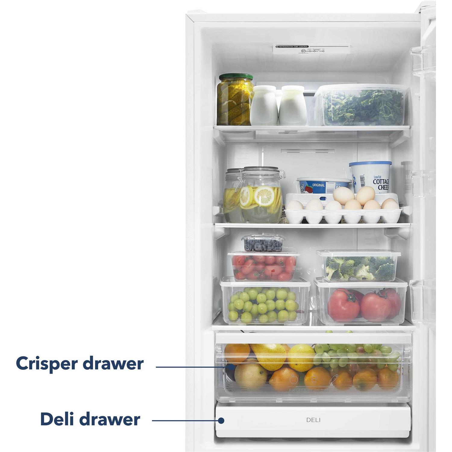 Insignia 11 5 cu ft bottom mount refrigerator home office