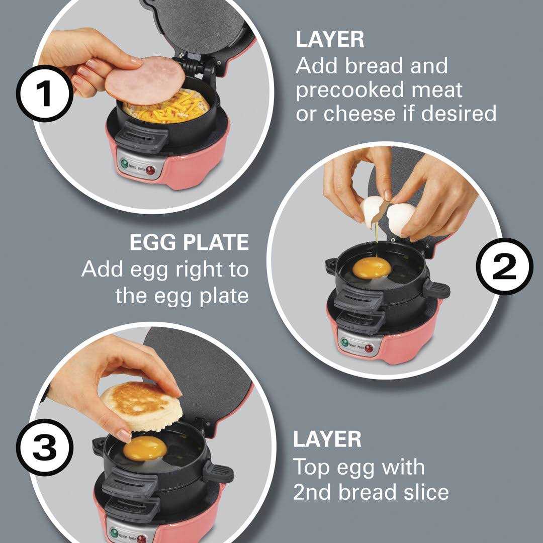 Hamilton Beach Breakfast Sandwich Maker - Image 4