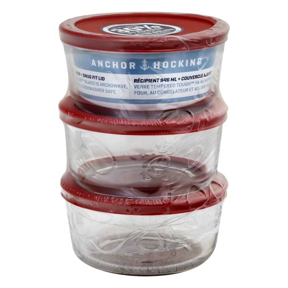 Anchor Hocking Glass Storage Set - Image 5