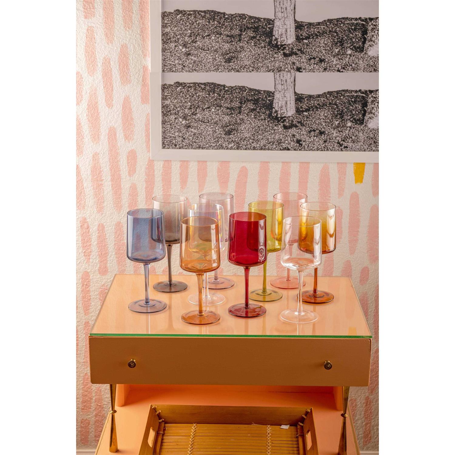 Karma Mid Century Wine Glass - Image 3