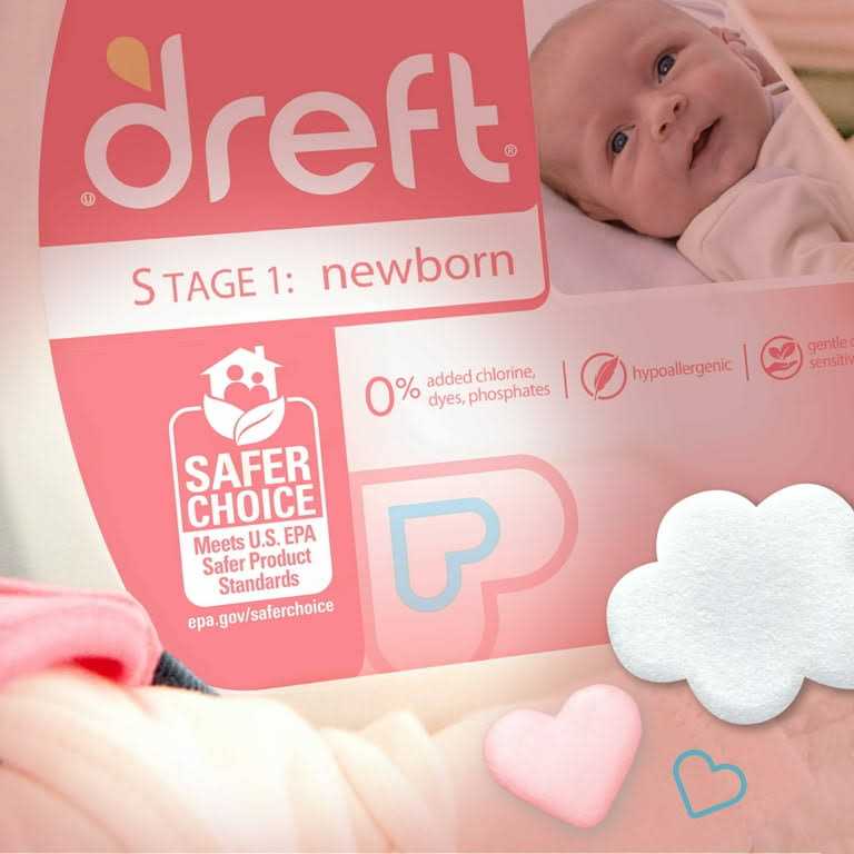 Dreft Newborn Baby Stage 1 Liquid Laundry Detergent - Image 5