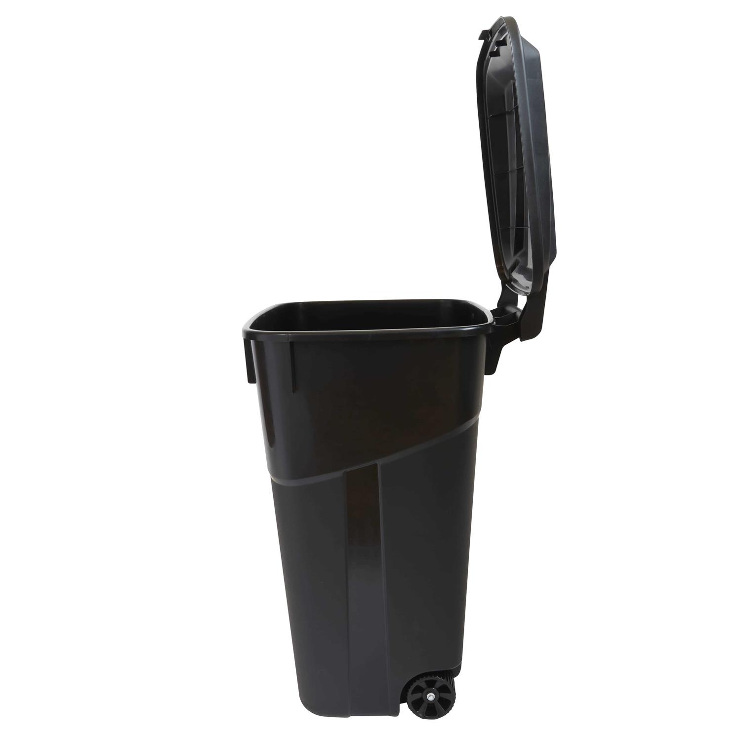United Solutions Can Trash Wheeled Black 32 Gal - Image 5