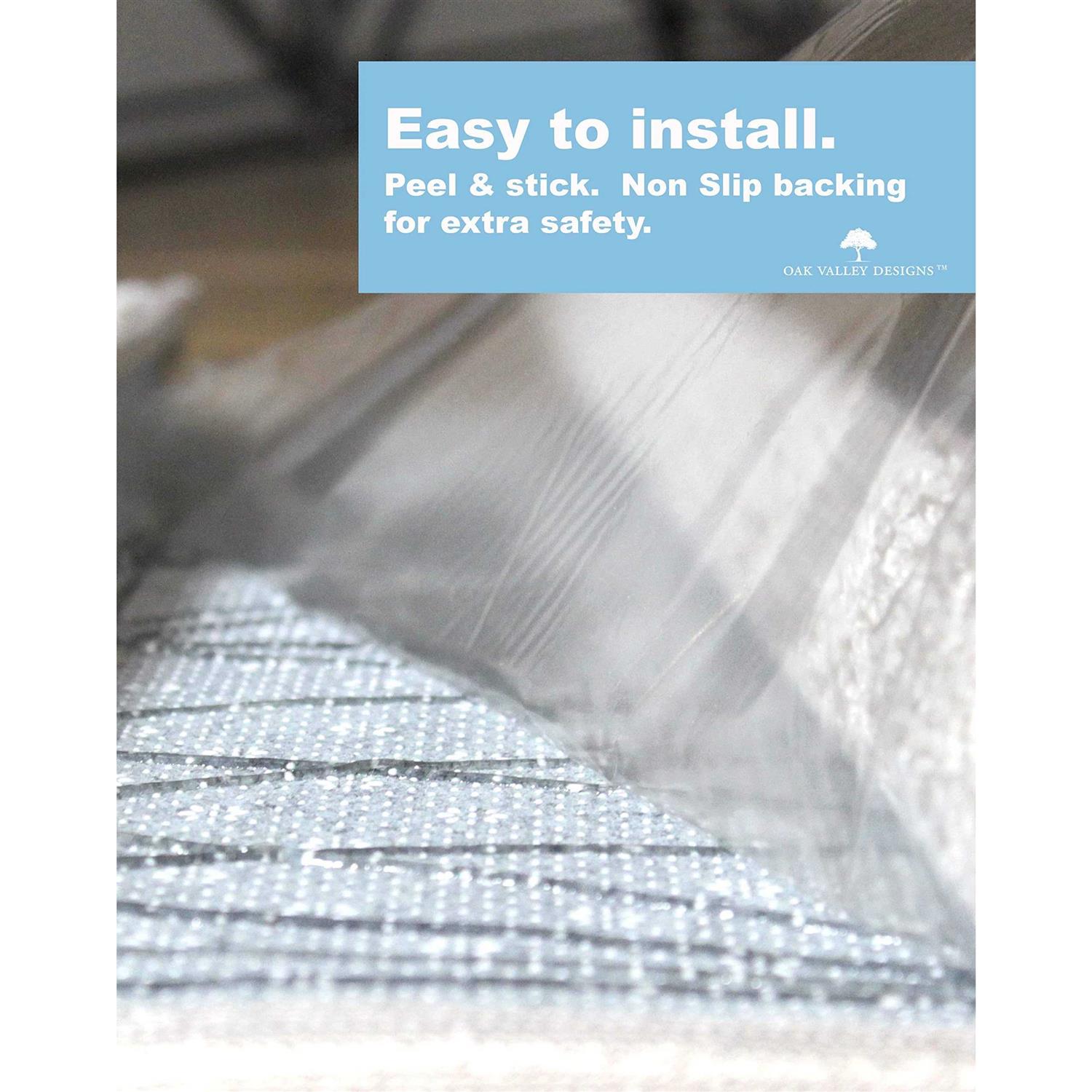 Oak Valley Designs Rounded Bullnose Carpet Stair Treads Anti Slip Indoor Stair Mats for Wooden Stairs - Image 5