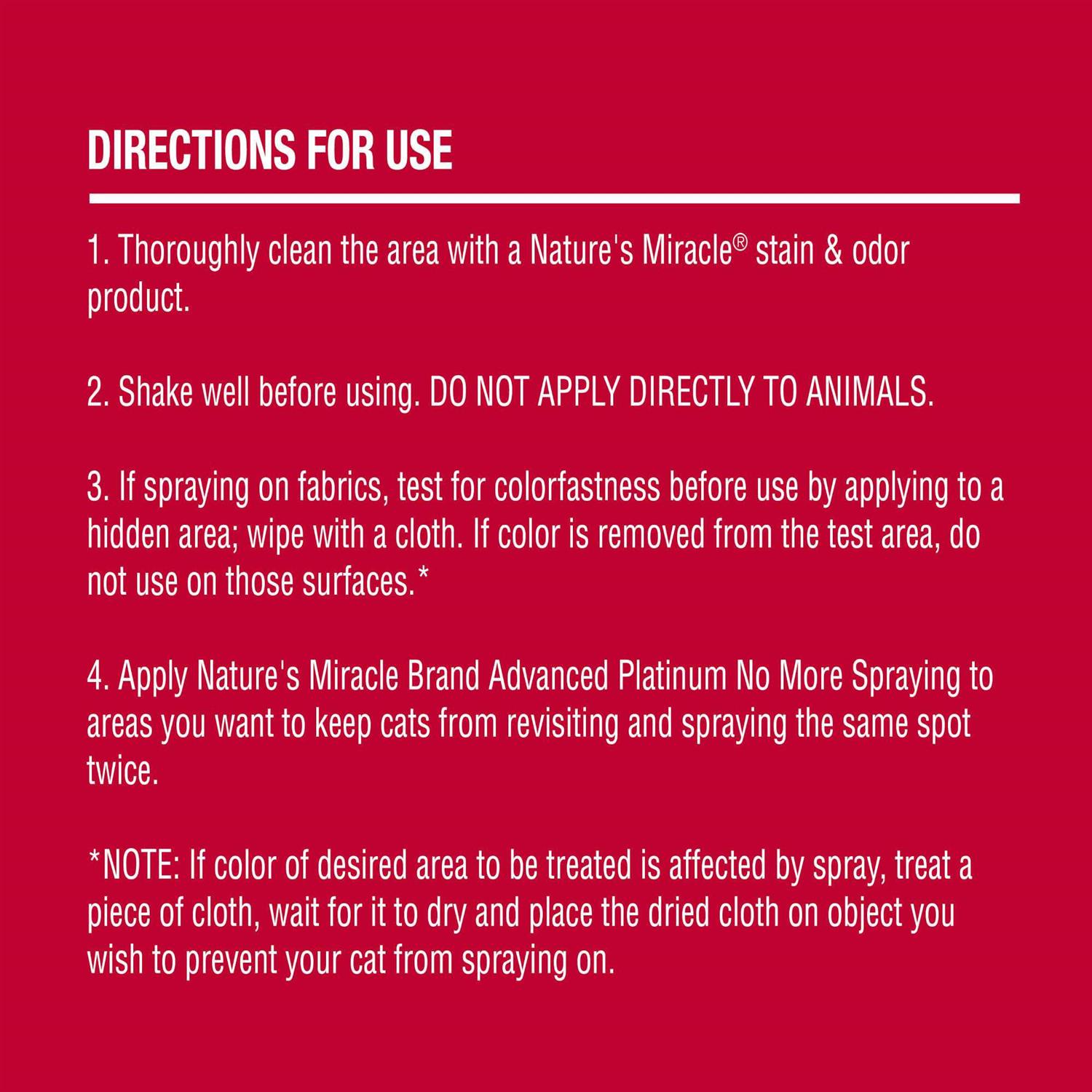 Nature's Miracle Advanced Platinum No More Spraying for Cats - Image 3
