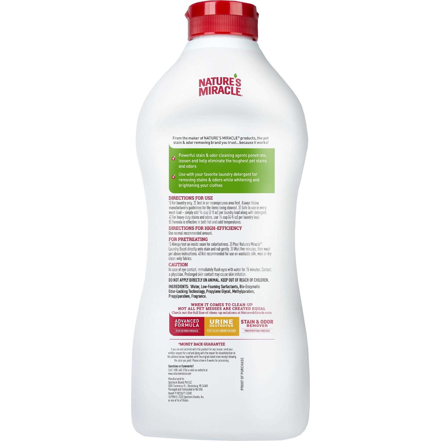 Nature's Miracle Stain & Odor Additive Laundry Boost - Image 4