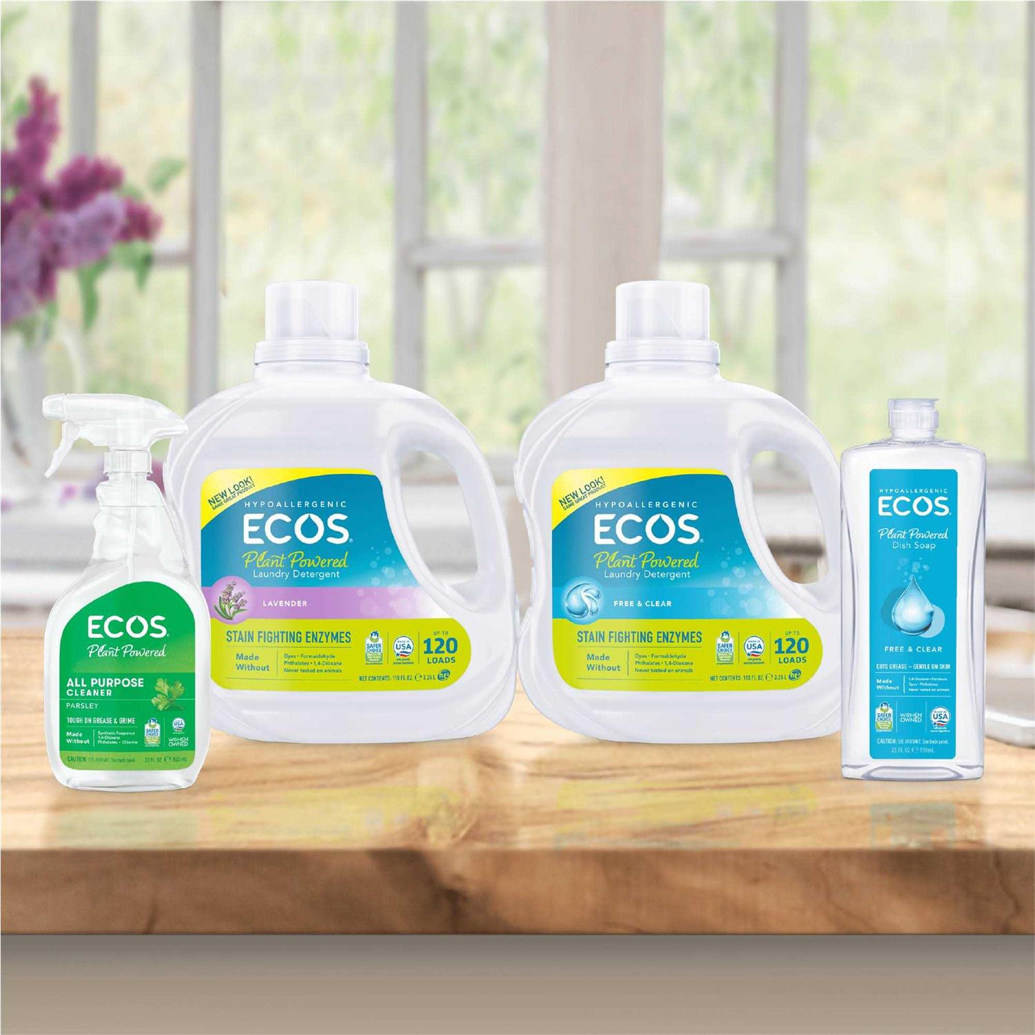 Ecos Plant Powered Liquid Laundry Detergent with Stain-Fighting Enzymes - Image 5