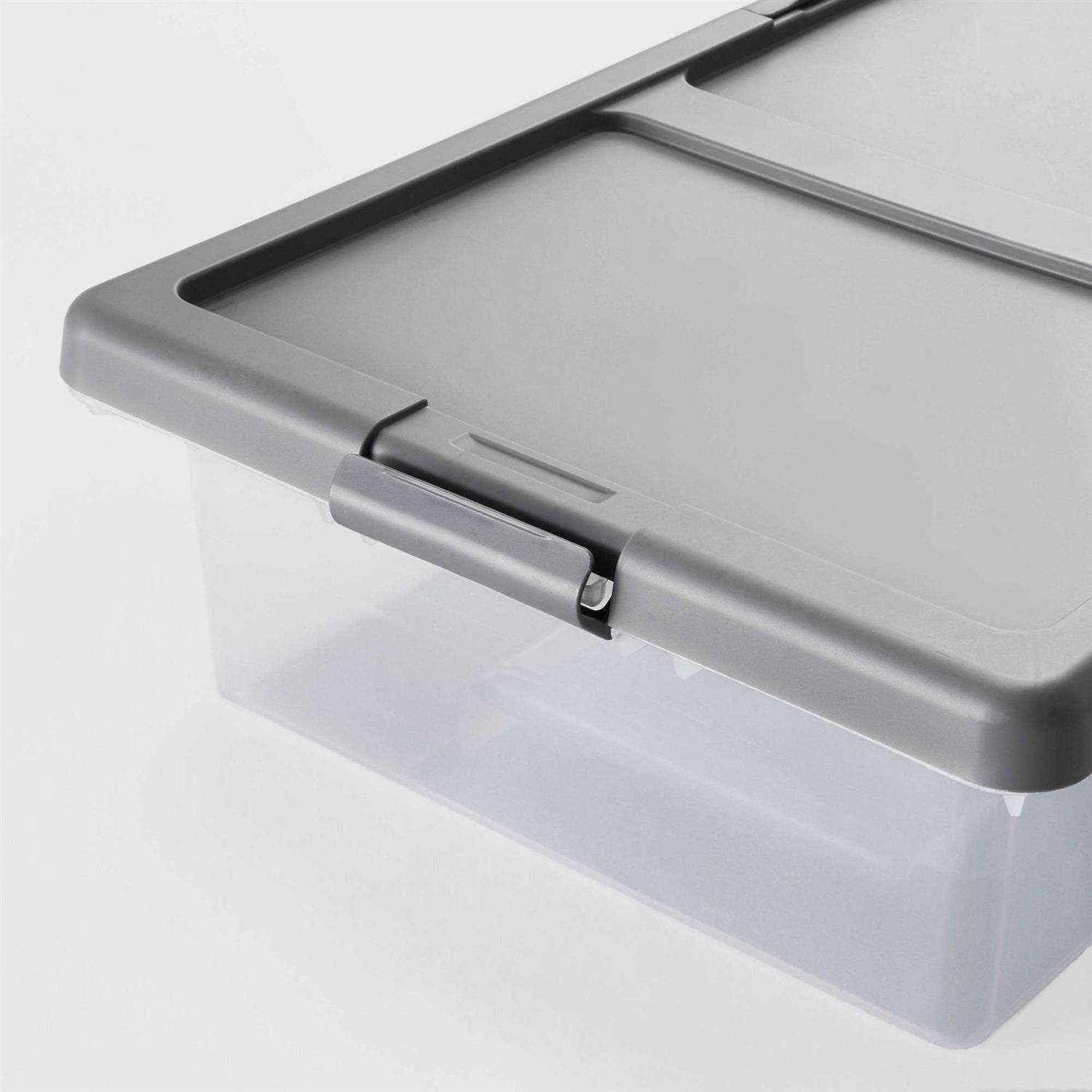 Brightroom Underbed Latching Clear Storage Box - Image 4