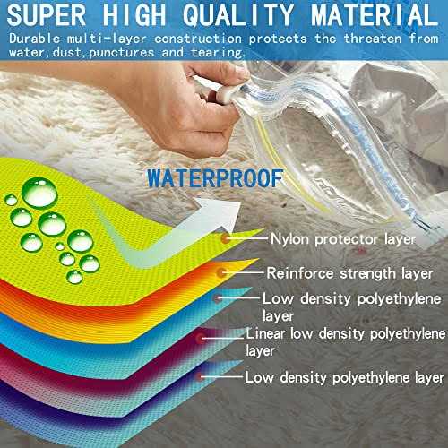 Hibag Vacuum Storage Bags Space Saver Vacuum Seal Storage Bags 30-Pack Sealer Bags for Clothes - Image 3