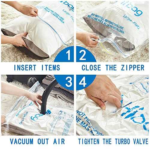 Hibag Vacuum Storage Bags Space Saver Vacuum Seal Storage Bags 30-Pack Sealer Bags for Clothes - Image 4