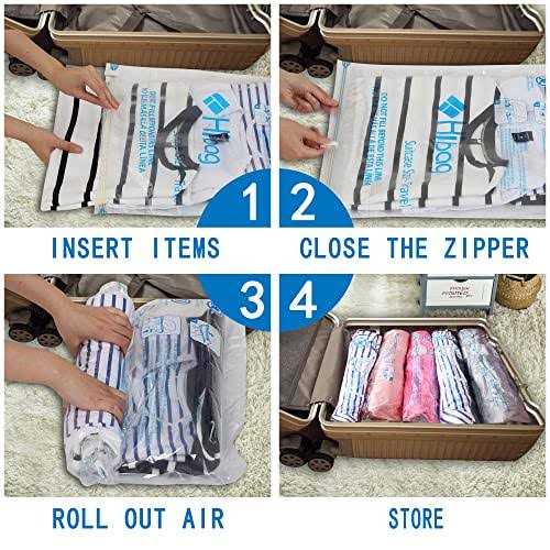 Hibag Vacuum Storage Bags Space Saver Vacuum Seal Storage Bags 30-Pack Sealer Bags for Clothes - Image 5