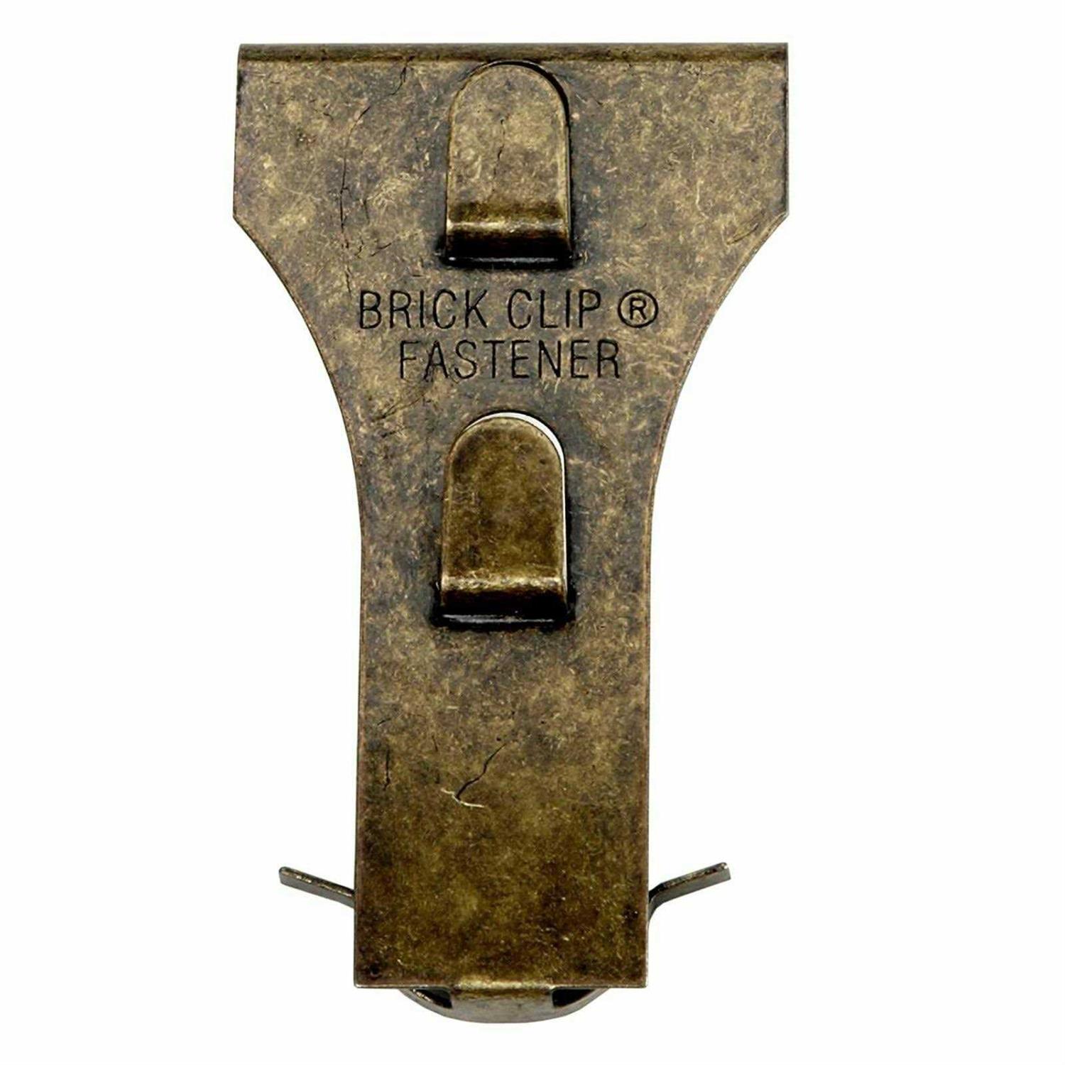 Holiday Joy Brick Clips for Hanging Outdoors Pack of 4 Hooks to Hang Wall Decor - Image 4