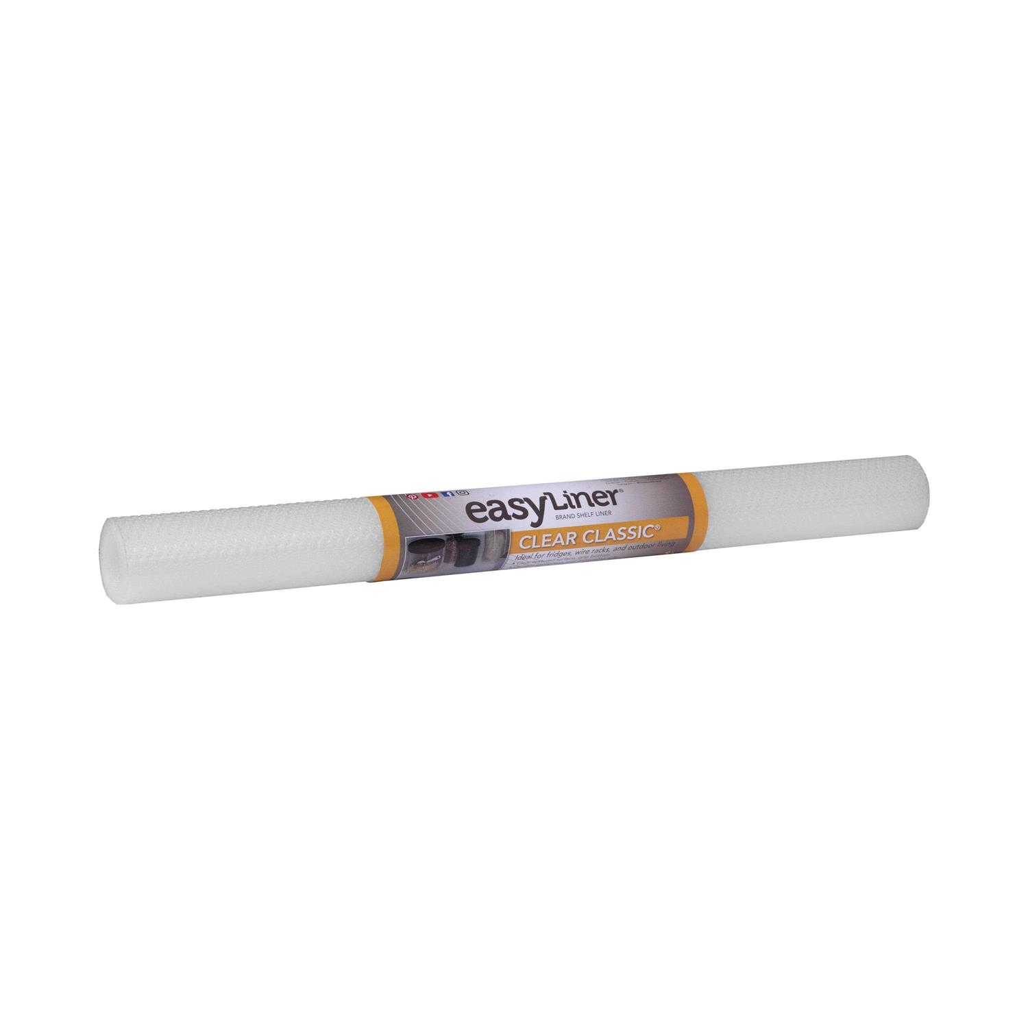 Duck 20 x 4' Clear Classic Easy Liner Brand Shelf Liner - Image 4