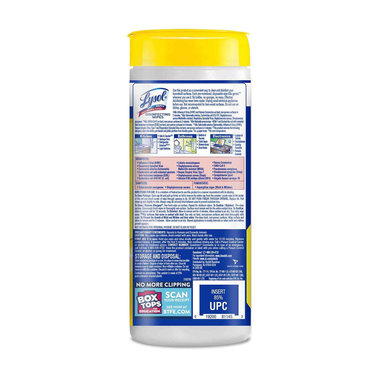 Lysol Disinfecting Wipes - Image 4
