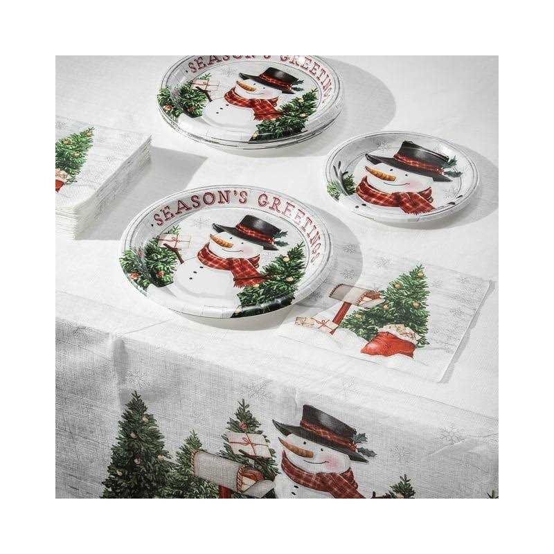 Holiday Time Snowman in Winter Wonderland Napkins 6.5 in x 6.5 - Image 5