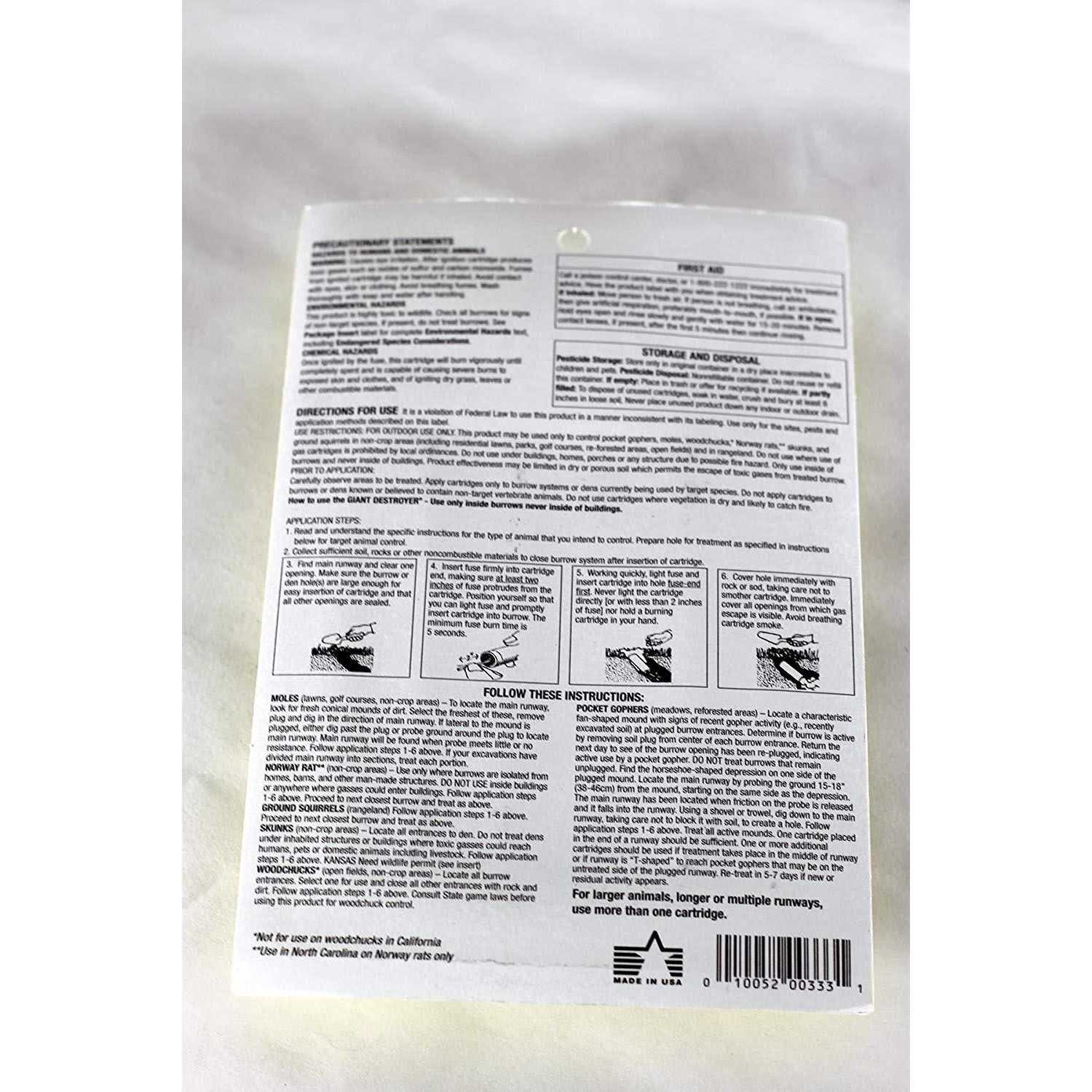 Atlas Chemical 00333 Giant Destroyer - Image 3