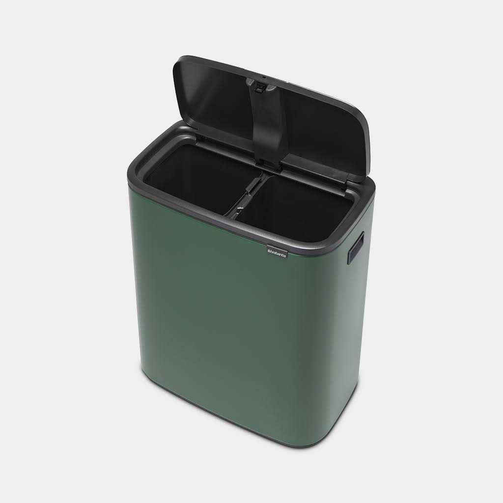 Brabantia Bo Touch Top Dual Compartment Recycling Trash Can - Image 5