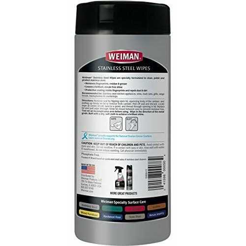 Weiman Stainless Steel Wipes - Image 3