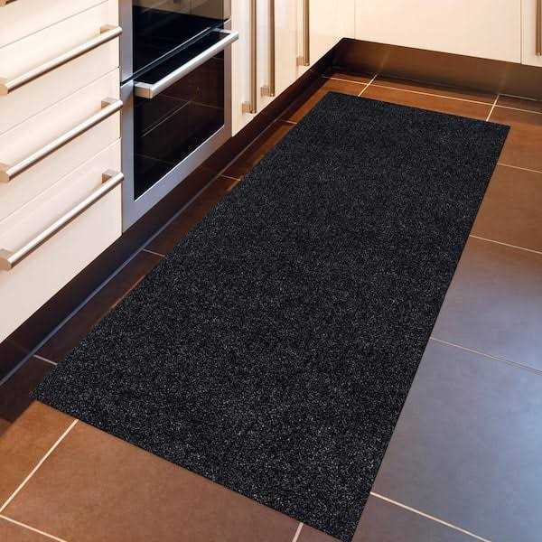 Ottomanson Waterproof Non-Slip Rubberback Solid Indoor/Outdoor Runner Rug - Image 5