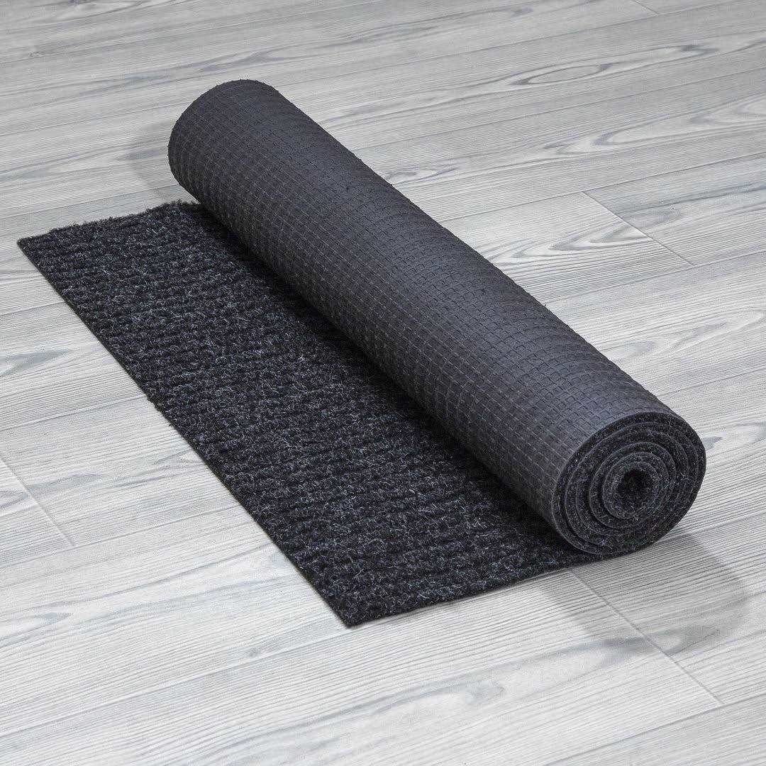 Ottomanson Waterproof Non-Slip Rubberback Solid Indoor/Outdoor Runner Rug - Image 5