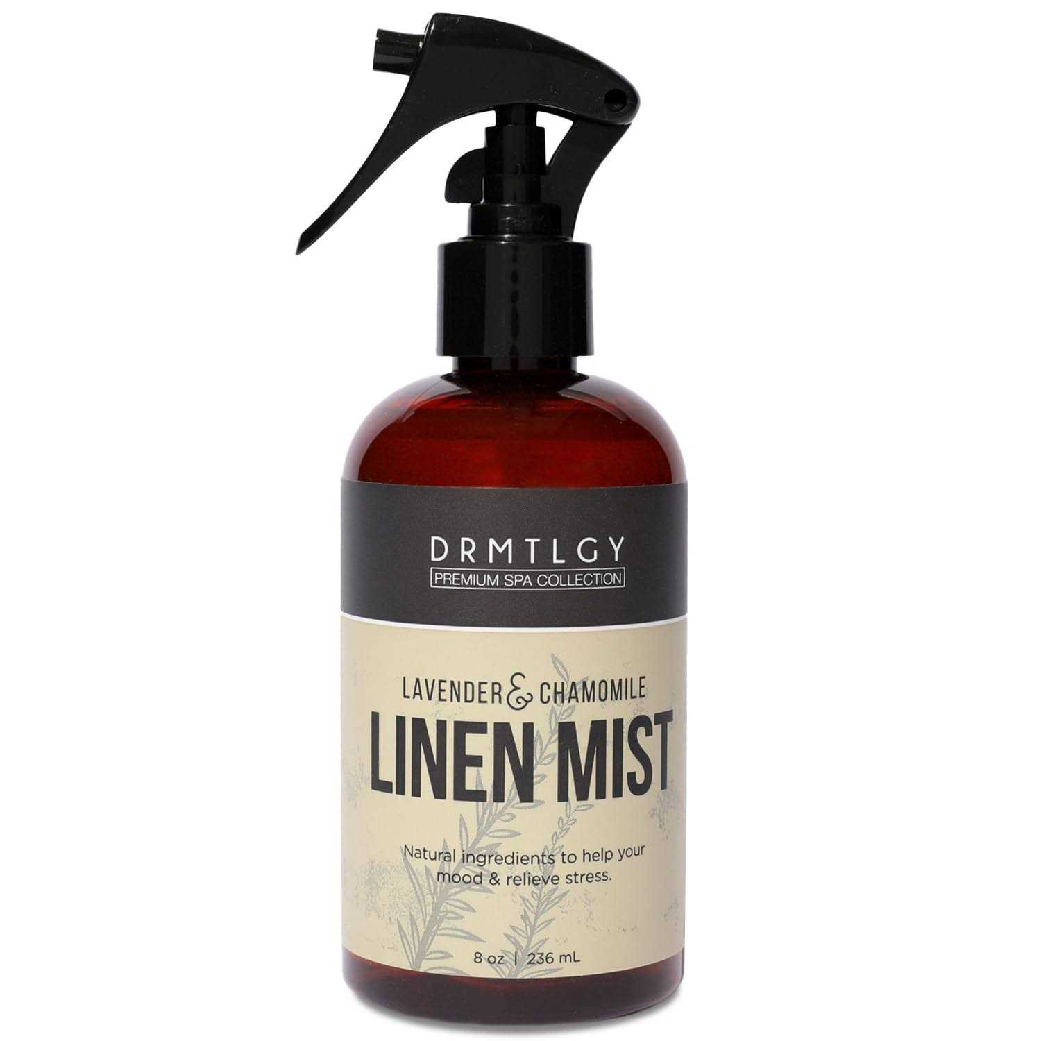 DRMTLGY Natural Lavender Linen and Room Spray. Pure Lavender Essential Oil and Chamomile Pillow Spray, Linen Mist, and Fabric Spray. Aromatherapy - Image 4
