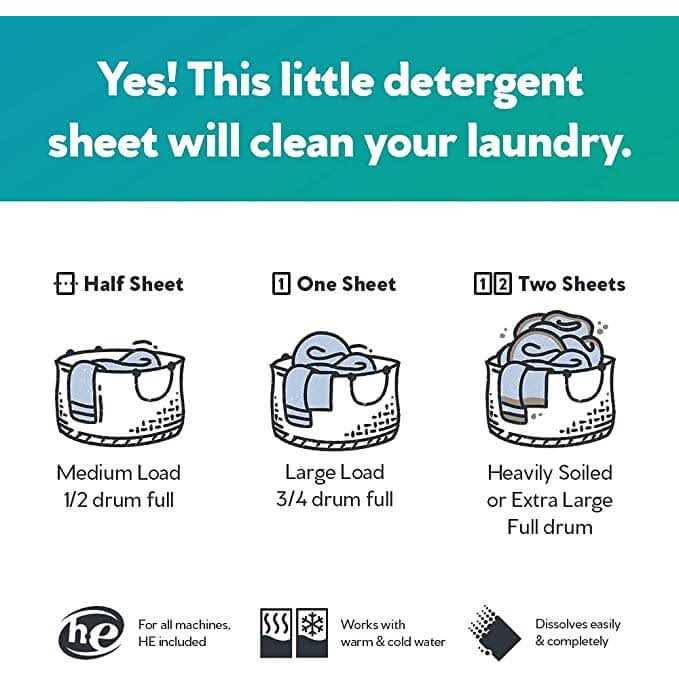 Earth Breeze Laundry Detergent Eco Sheets - Image 5