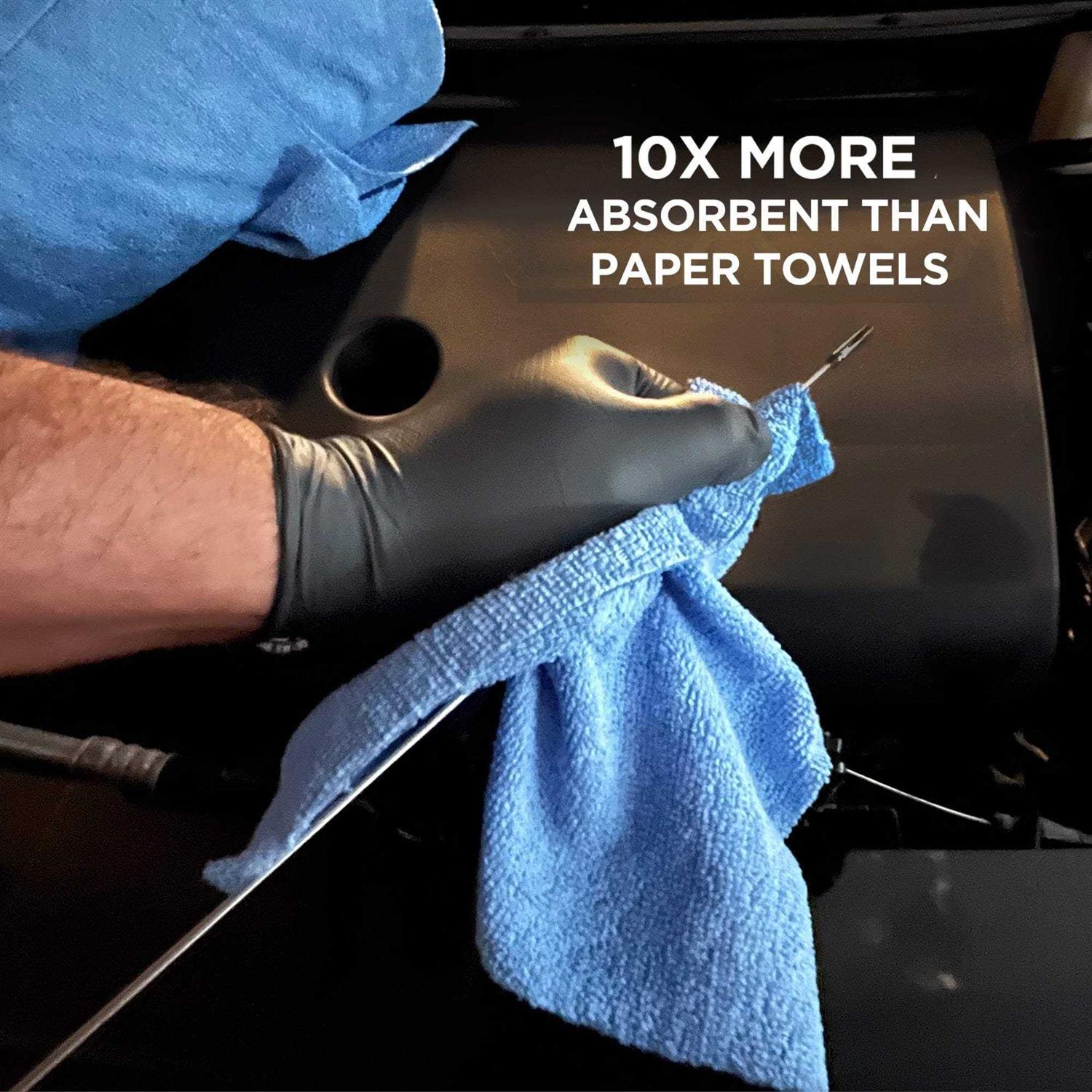 Auto Drive Tear Away Multi-Purpose Microfiber Towels on a Roll - Image 4