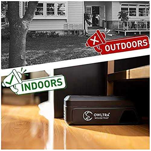 Owltra Indoor Electric Mouse Trap Instant Kill Rodent Zapper with Pet Safe Trigger - Image 3