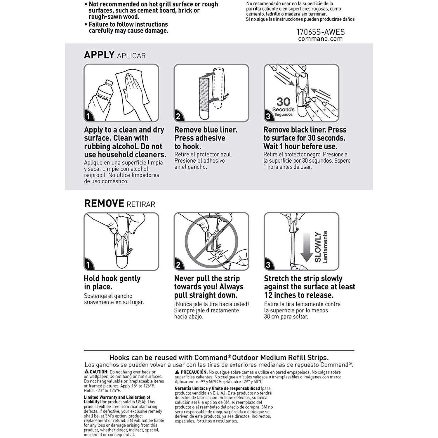 Command Outdoor 2 lb Capacity Stainless Steel Toggle Hooks Decorate Damage-Free - Image 5