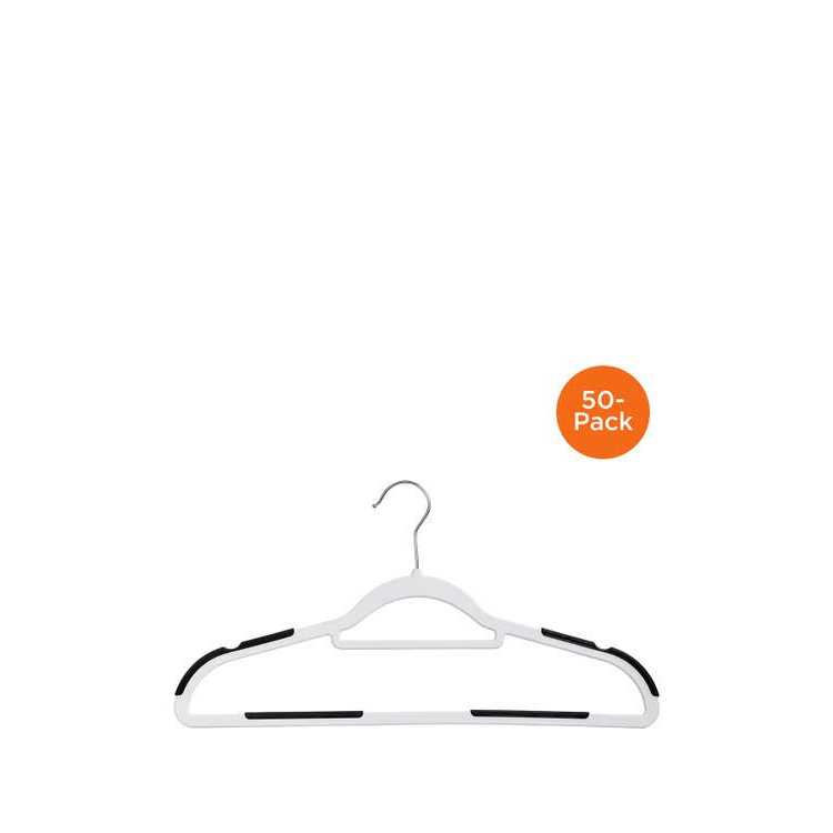 Honey Can Do No-Slip Rubber Grip Plastic Hangers - Image 3