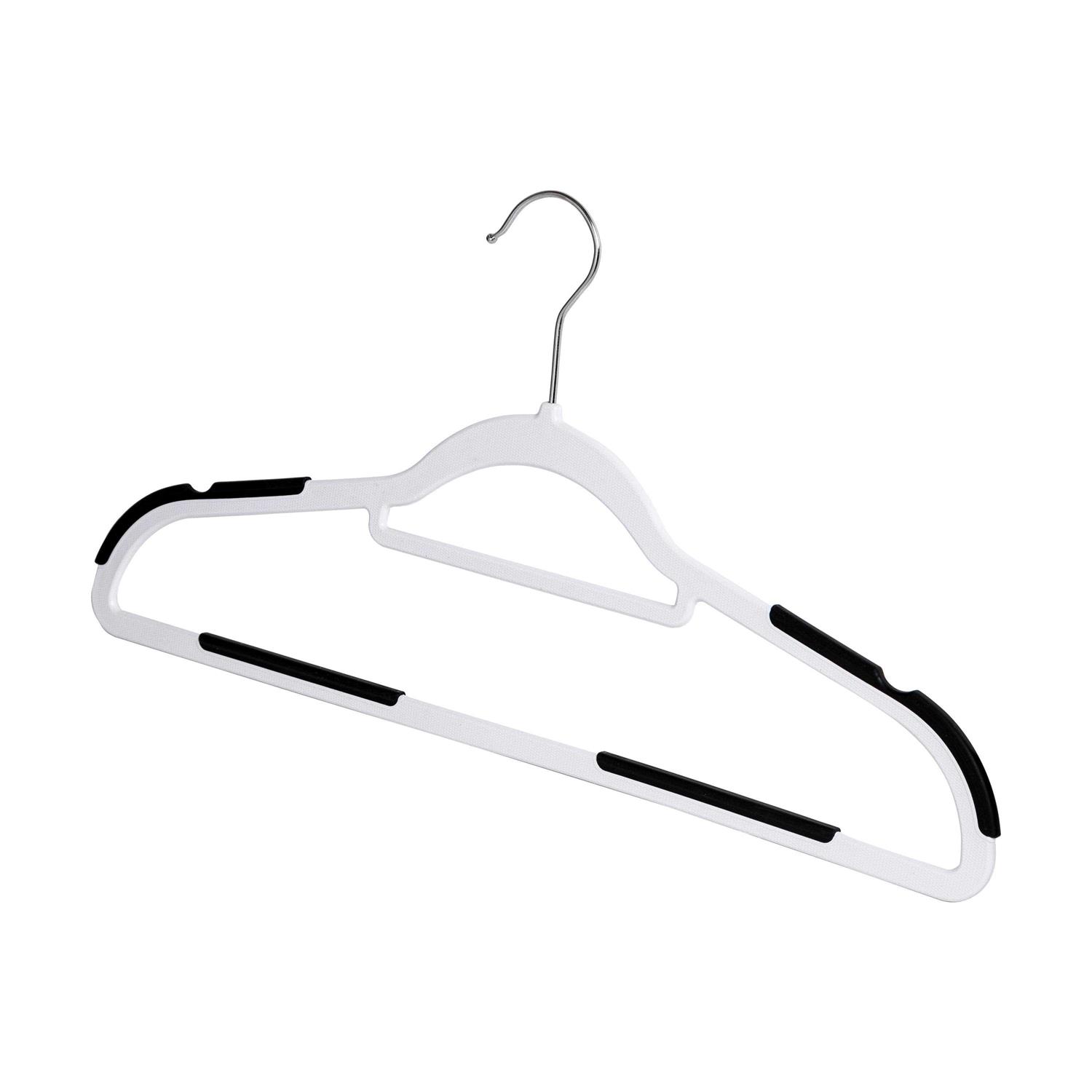 Honey Can Do No-Slip Rubber Grip Plastic Hangers - Image 5