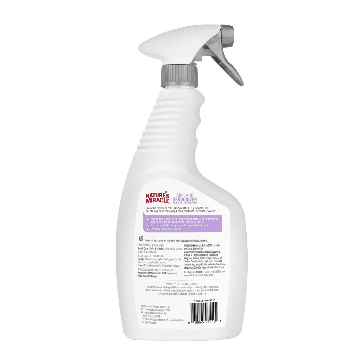 Nature's Miracle Air Care Deodorizer Spray - Image 4