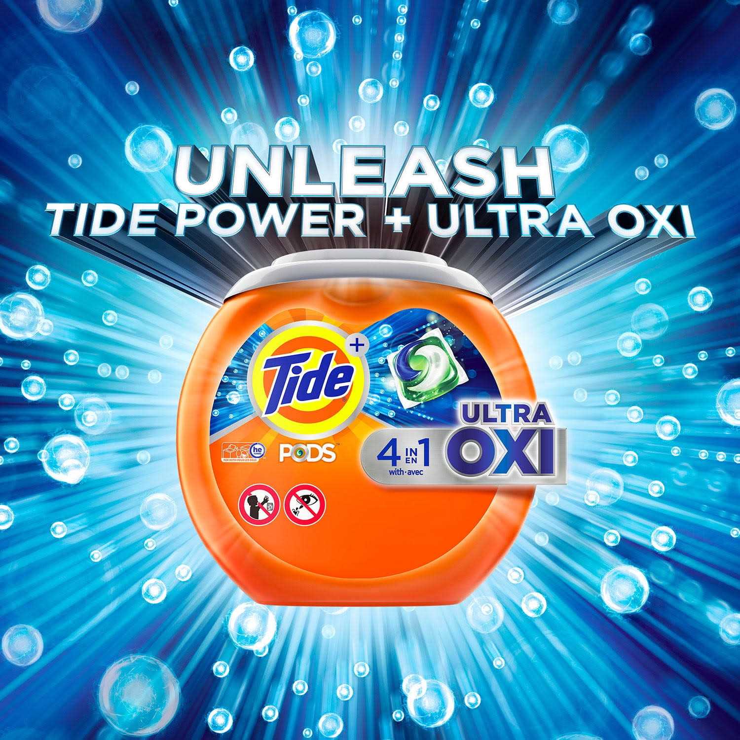 Tide Pods Ultra Oxi Liquid Detergent Pacs - Image 5