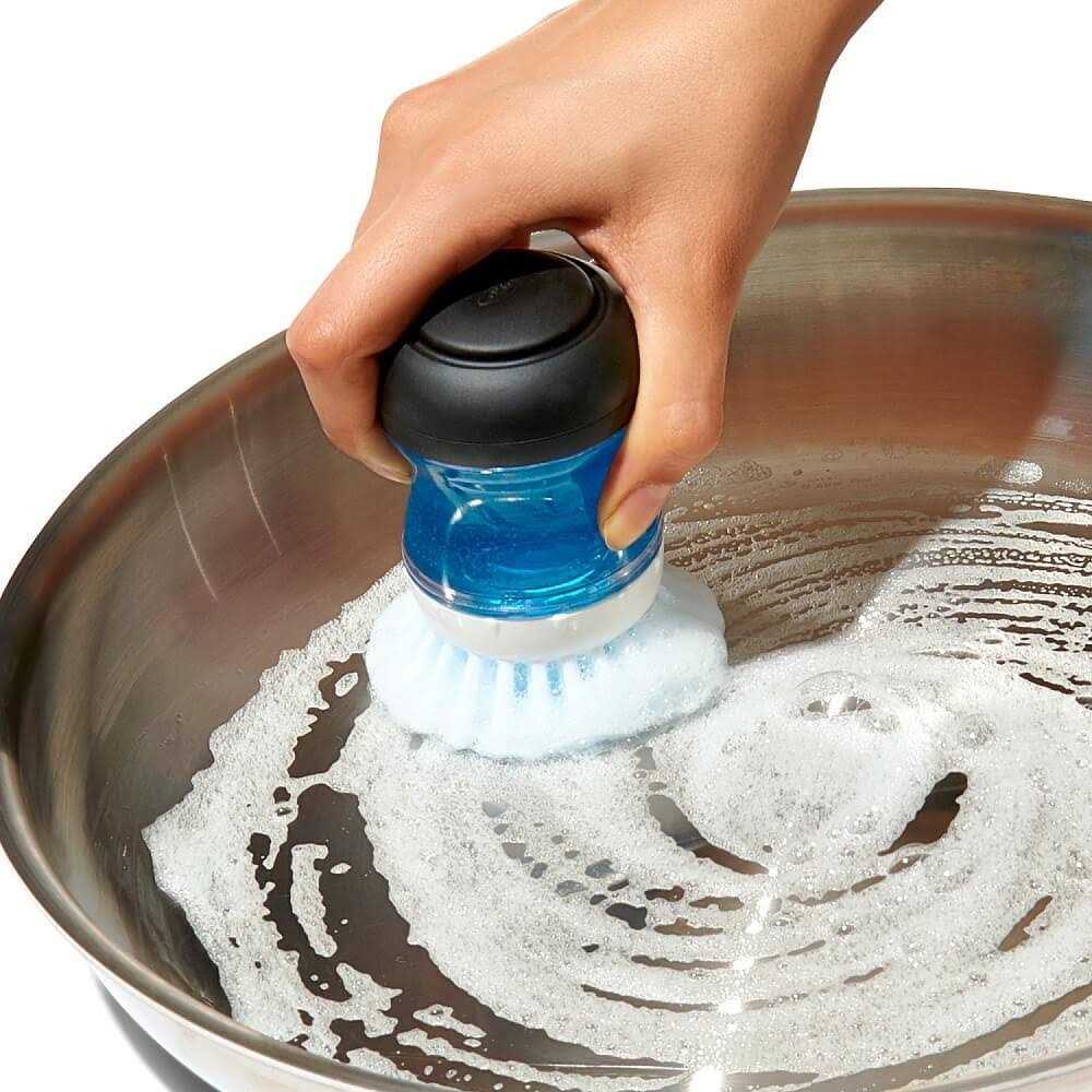 OXO Good Grips Palm Soap Dispensing Brush - Image 3