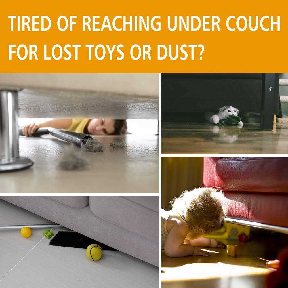 Bowerbird Clear Toy Blockers for Furniture Stop Things from Going Under Couch Sofa Bed and Other Furniture - Image 4