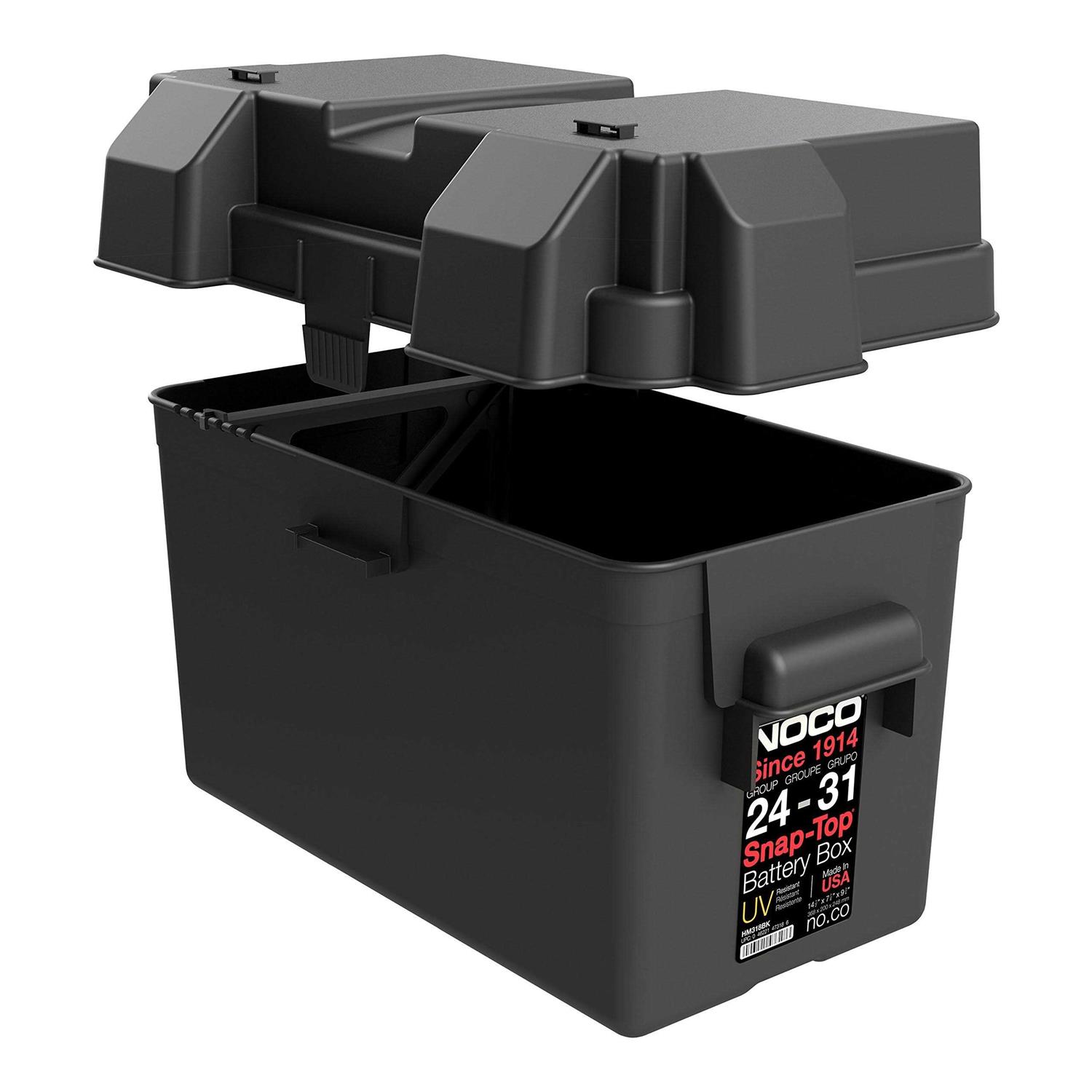 NOCO Group 24-31 Snap-Top Battery Box HM318BK - Image 3