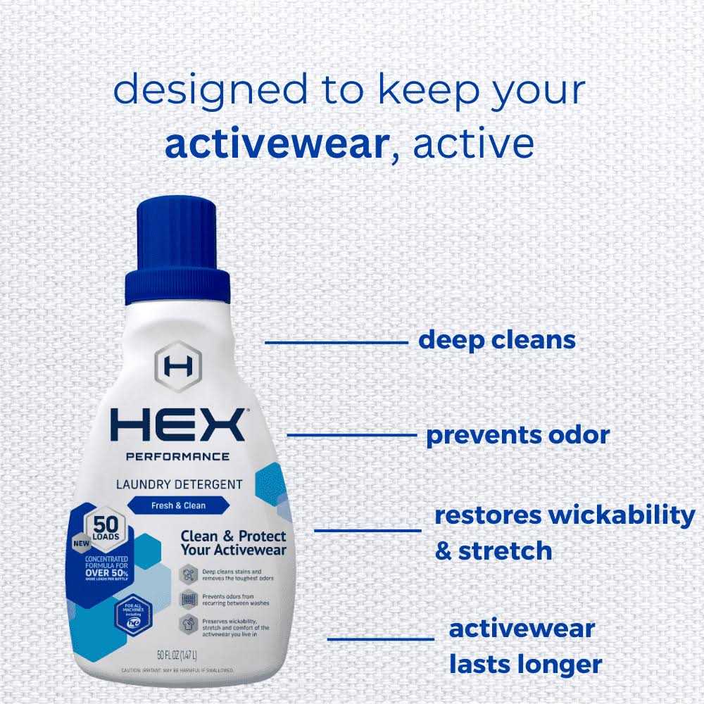 HEX Performance Fresh & Clean Scent Detergent - Image 4