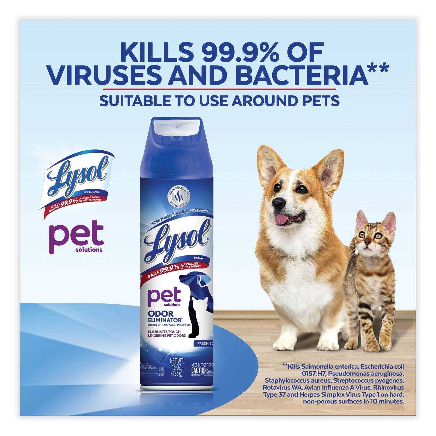 Lysol Disinfectant Spray II Pet Odor Eliminator - Image 4