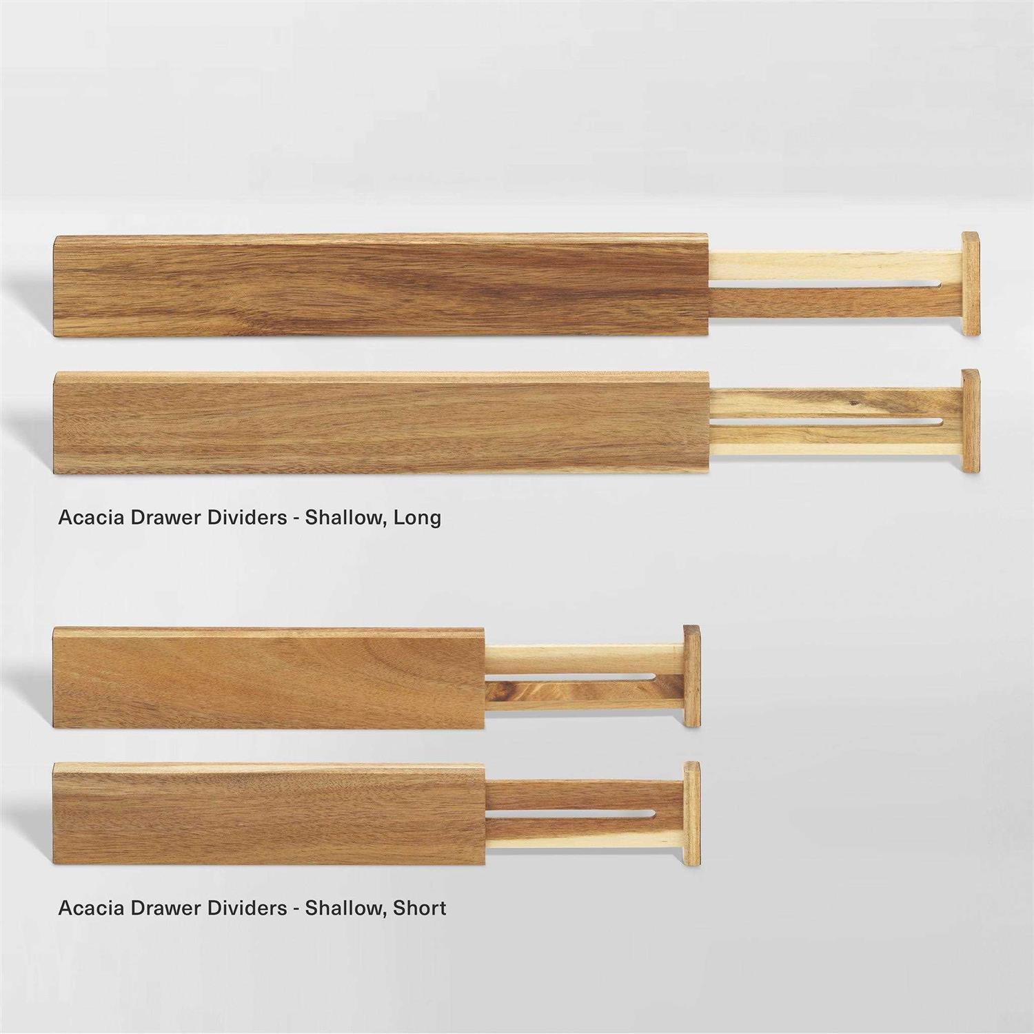 Neat Method Acacia Drawer Divider 2-Piece Set - Image 3