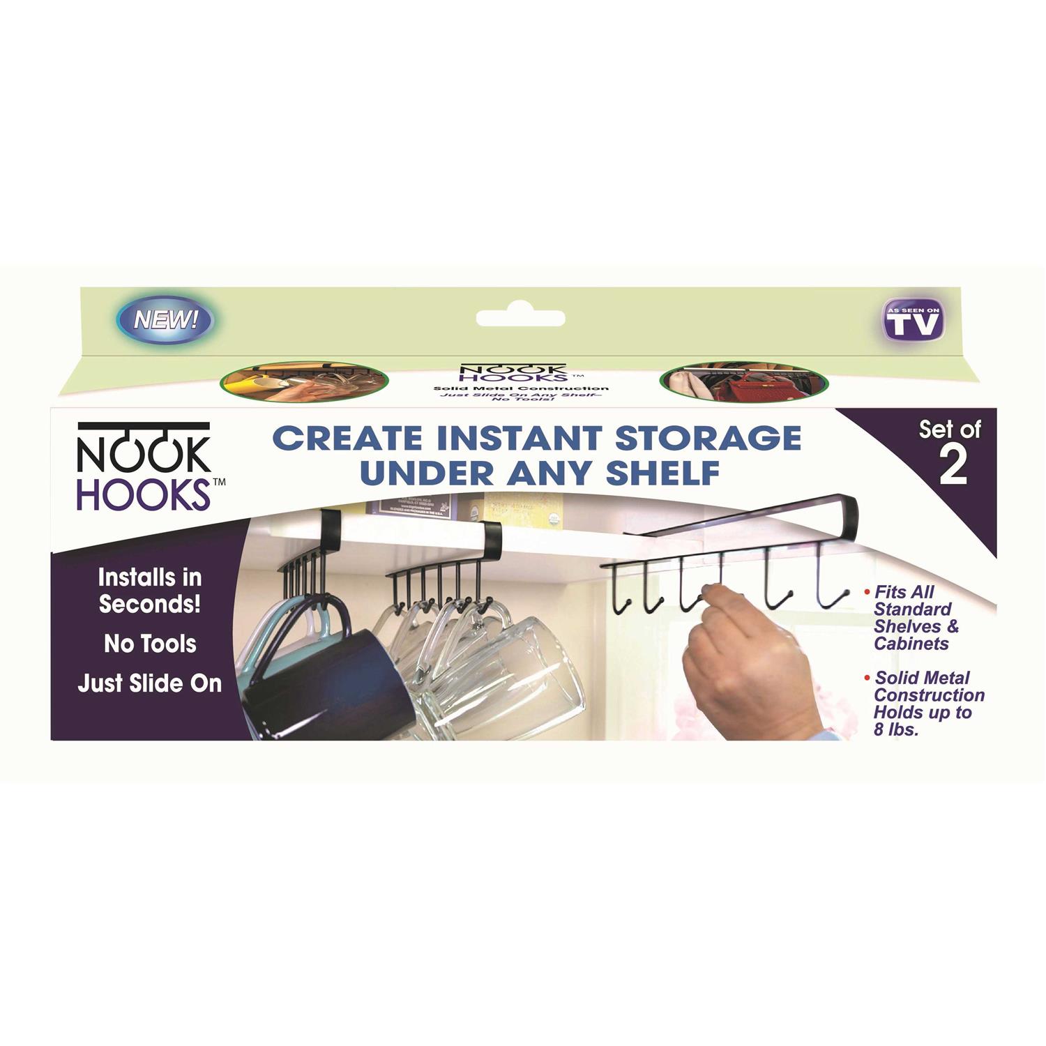 As Seen On Tv 2-Pack Nook Hooks 129243 - Image 4