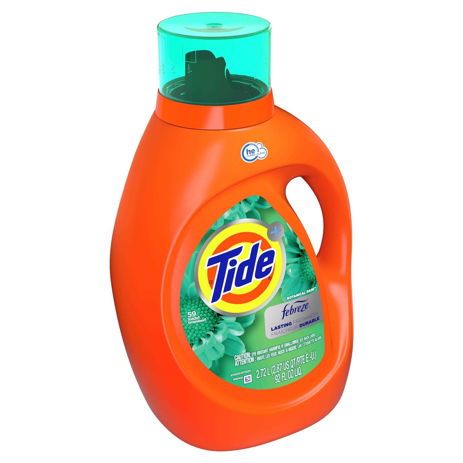 Tide Plus Febreze Freshness Spring Renewal Liquid Laundry Detergent - Image 3
