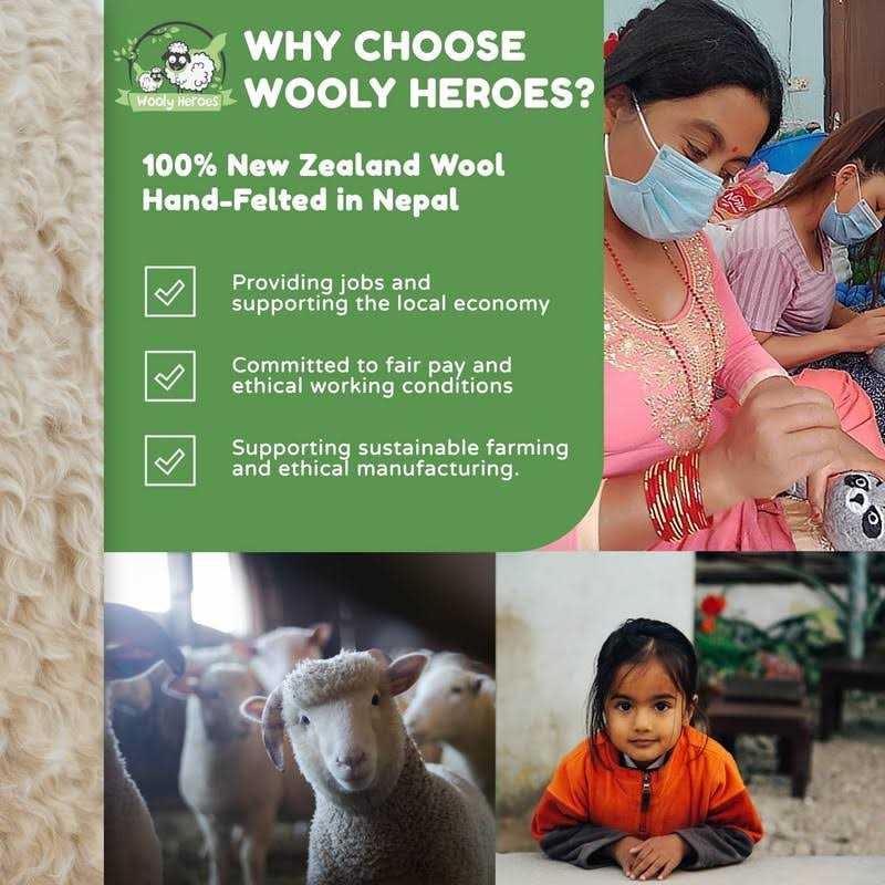 Wooly Heroes Dryer Balls Organic Wool - Image 4