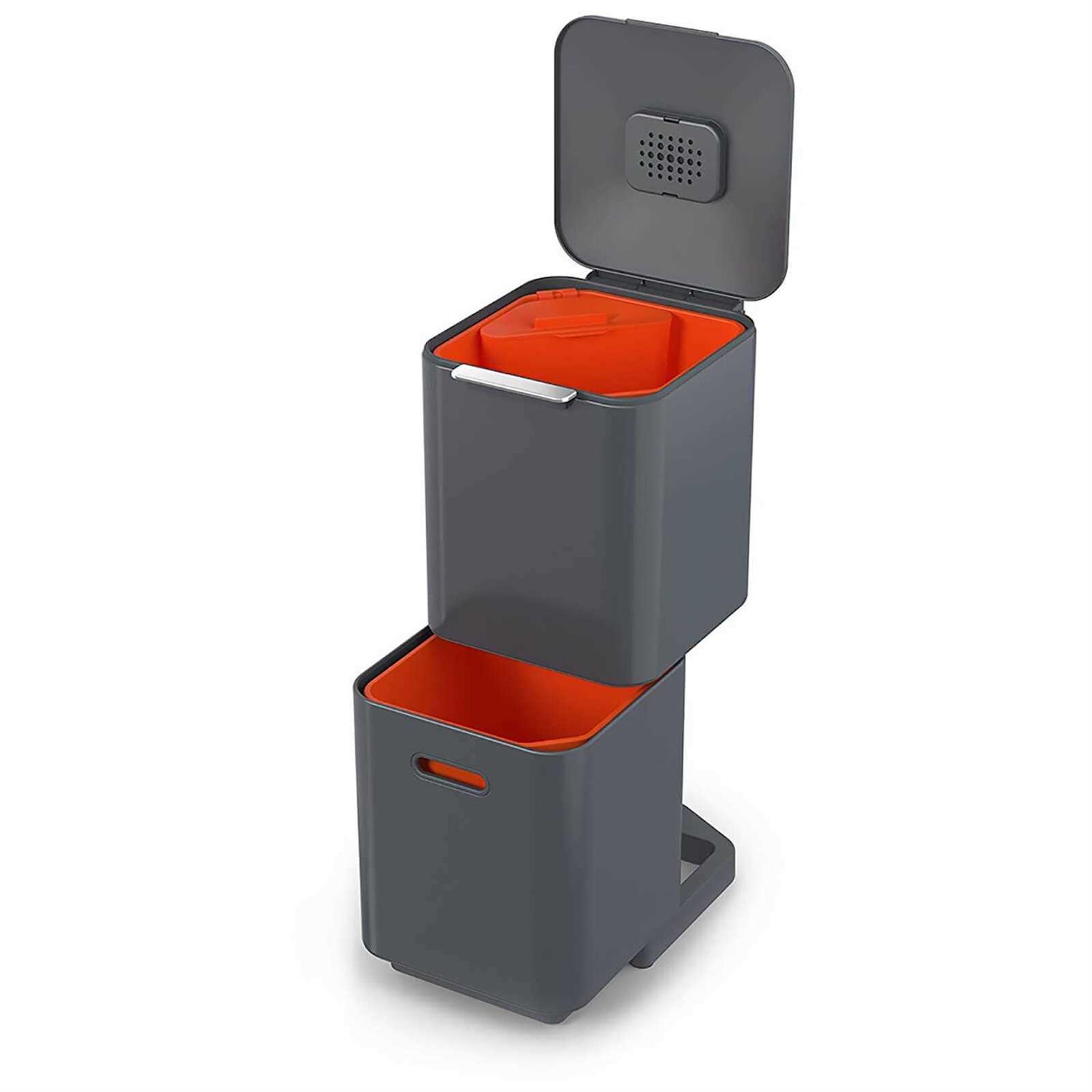 Joseph Joseph Totem Compact 40L Waste Recycling Bin - Image 5