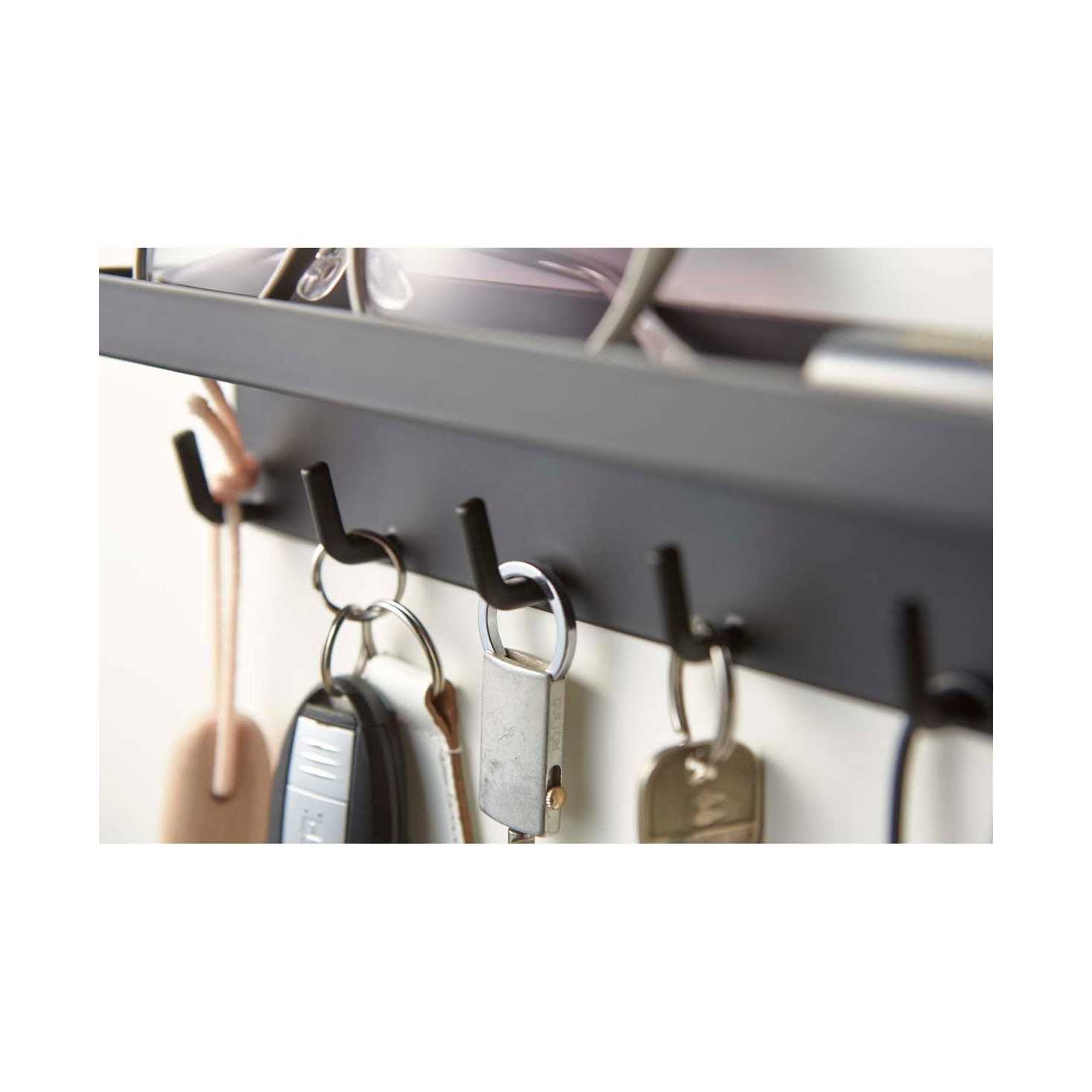 Yamazaki Home Smart Magnetic Key Rack With Tray - Image 3
