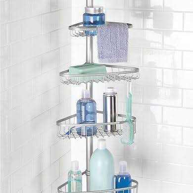 InterDesign Shower & Bath Tension Pole Caddy Set - Image 5