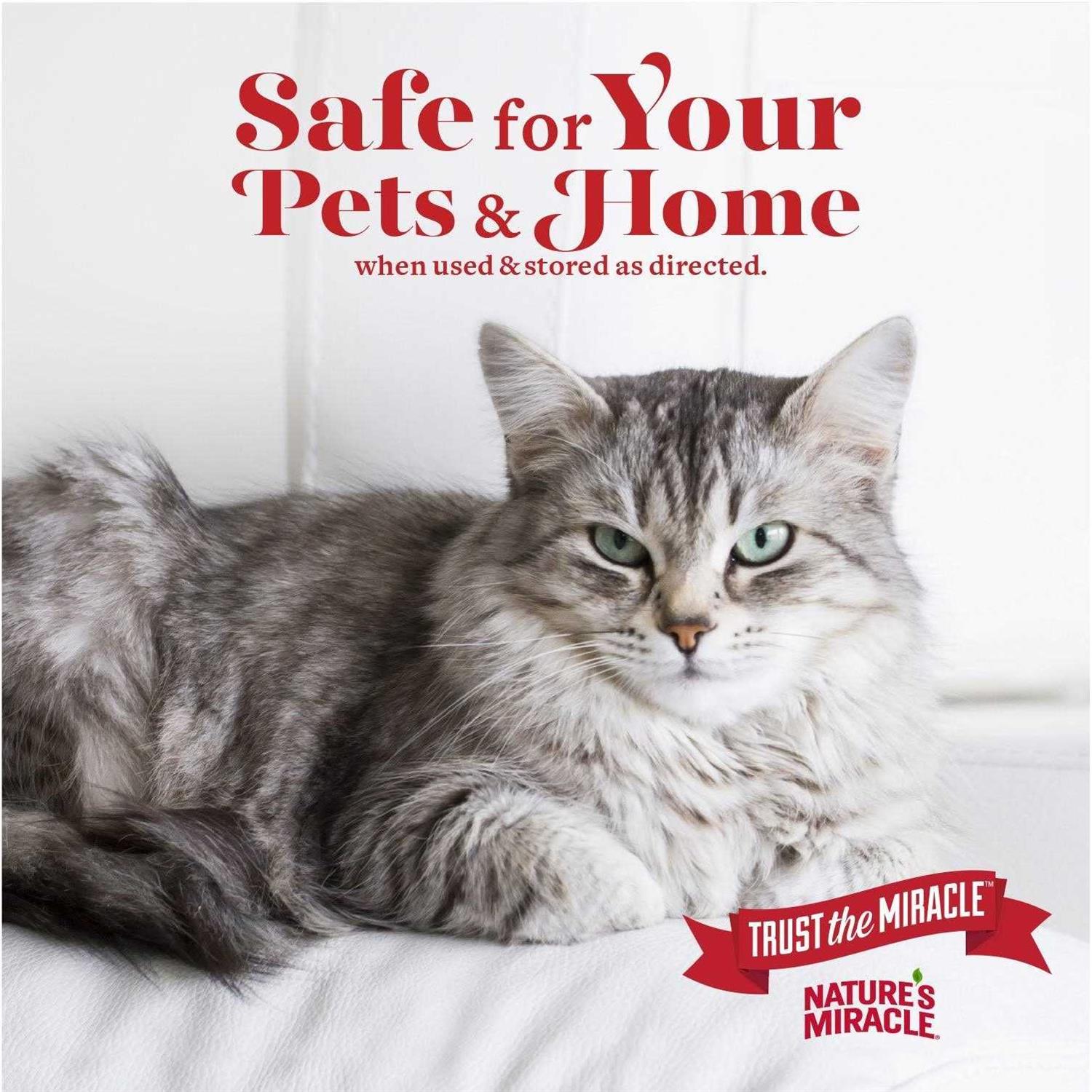 Natures Miracle Just for Cats Orange Oxy Stain and Odor Remover - Image 3