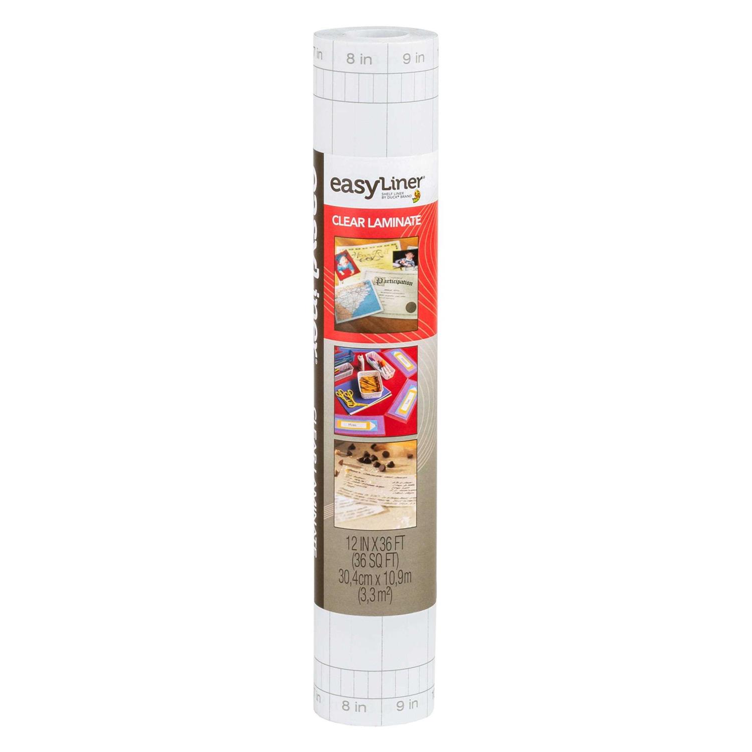 Easyliner Adhesive Laminate Liner Clear 12 in. x 36 ft. Roll - Image 5