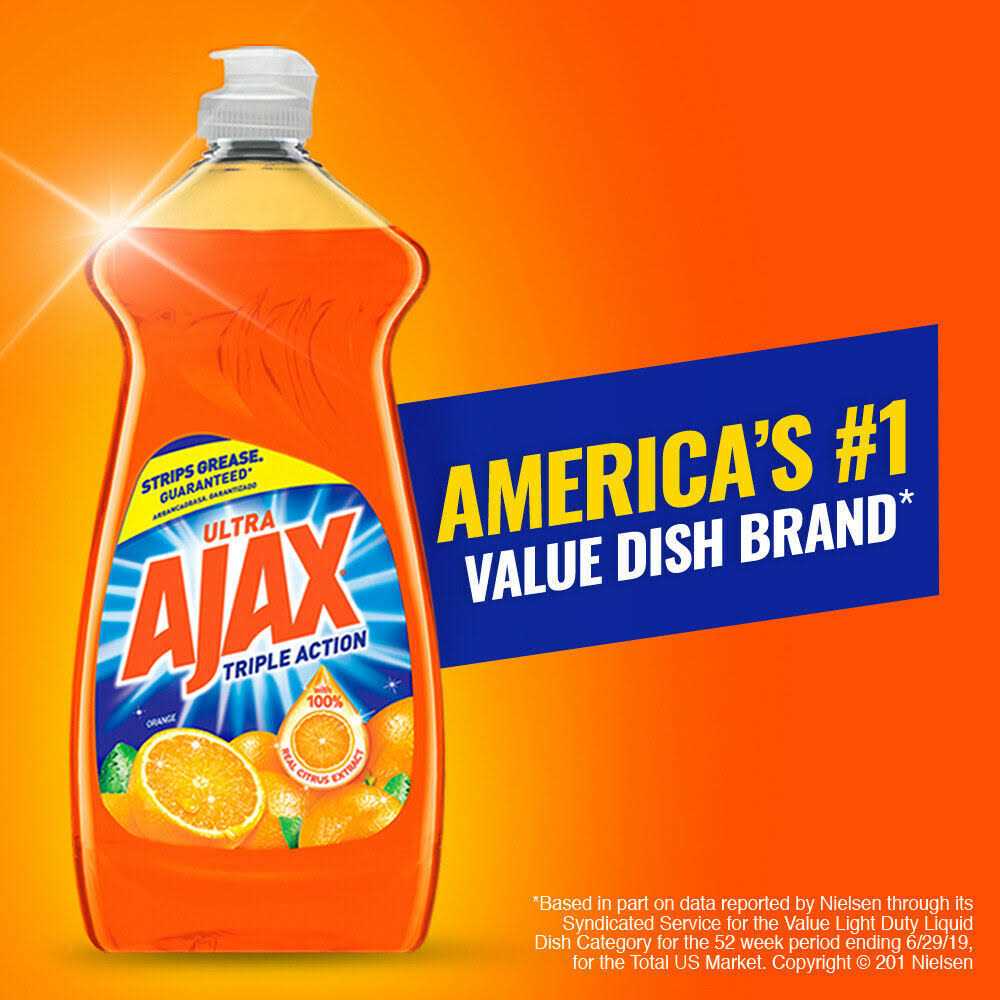 Ajax Triple Action Dish Soap Liquid - Image 3